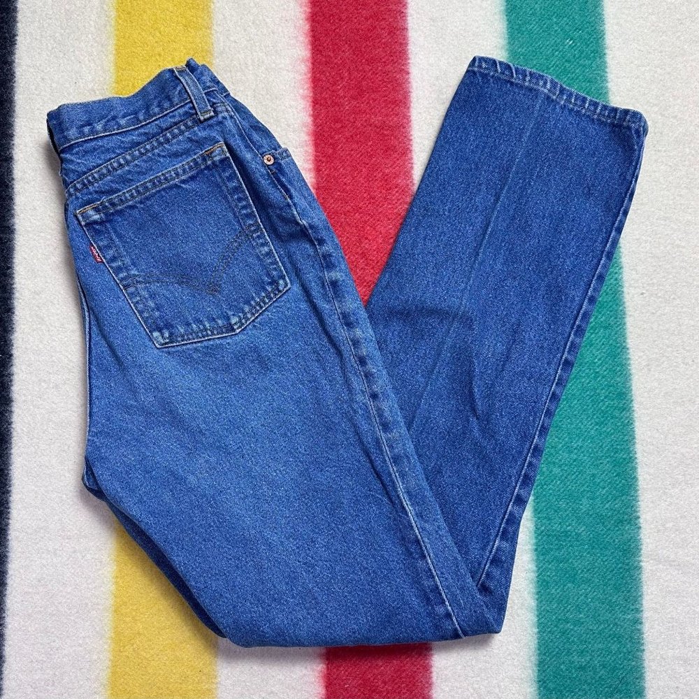 Vintage 1980s Levi’s Blue Jeans, Size 4, 26"x30.25", Made in USA